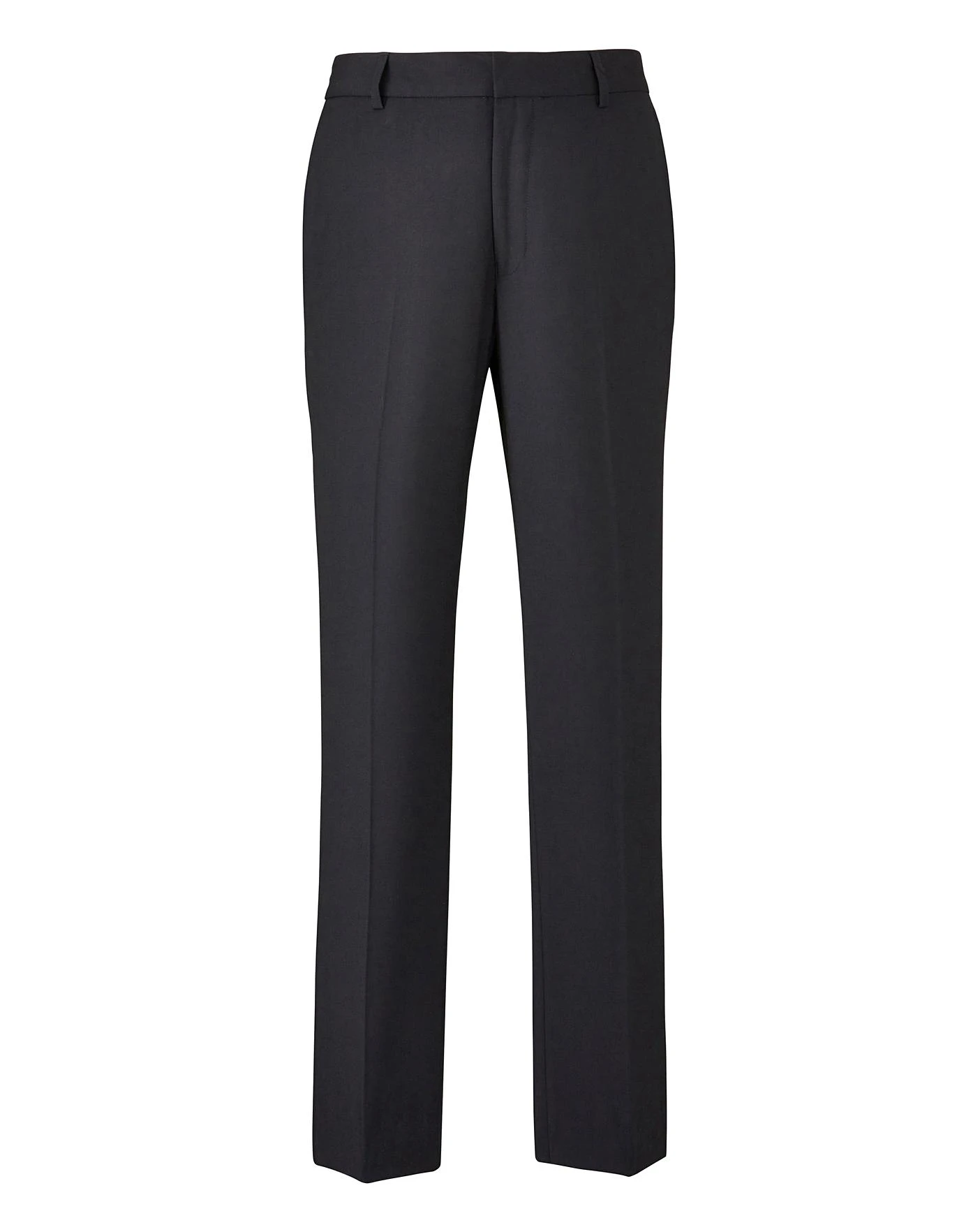 Regular Fit Black Stretch Formal Trouser| Black 3 Regular Fit Black Stretch Formal Trouser| Black - Image 3