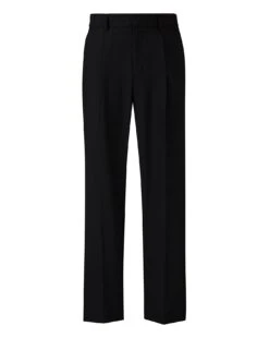Regular Fit Pleat Front Stretch Formal Trouser| Black -Wear Lusty Sales Store m01lf442501s