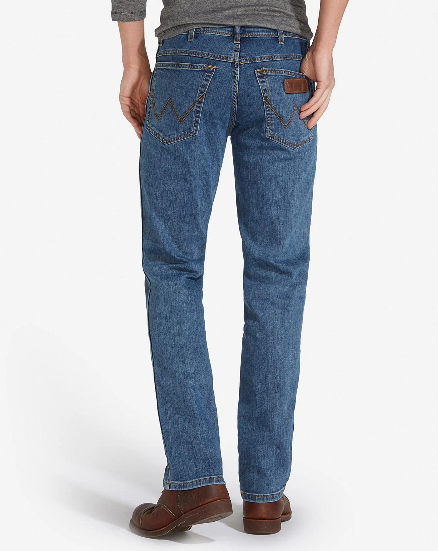 Wrangler Texas Straight Fit Jean| Stonewash 3 Wrangler Texas Straight Fit Jean| Stonewash - Image 3