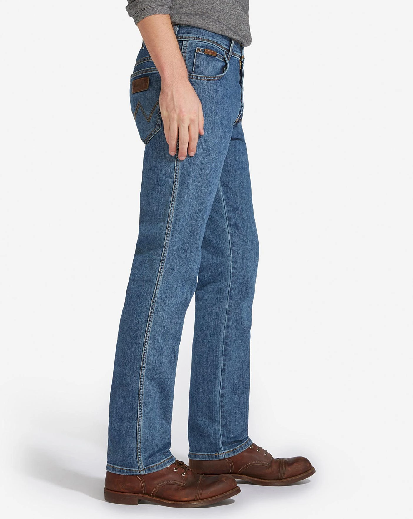 Wrangler Texas Straight Fit Jean| Stonewash 6 Wrangler Texas Straight Fit Jean| Stonewash - Image 6