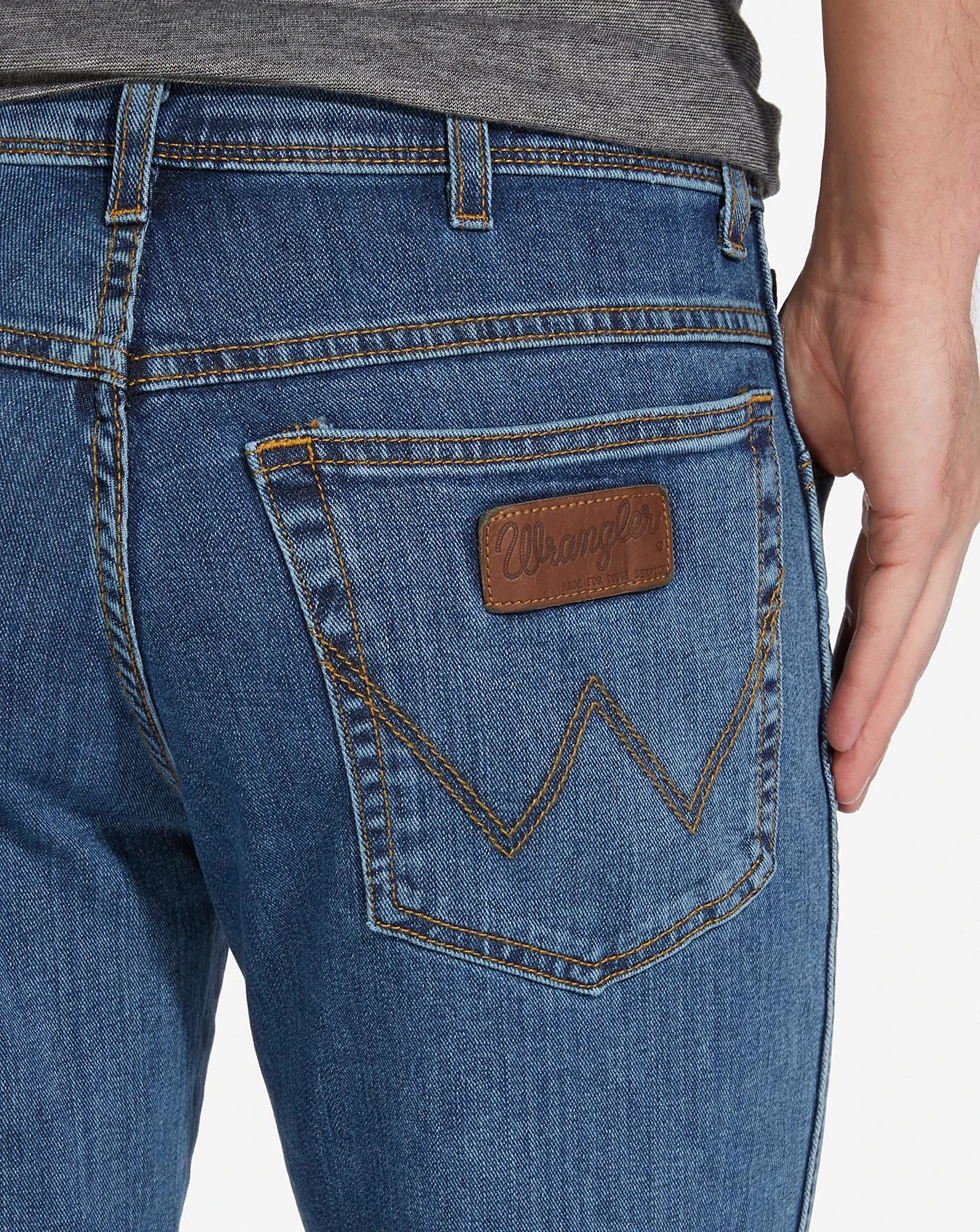 Wrangler Texas Straight Fit Jean| Stonewash 5 Wrangler Texas Straight Fit Jean| Stonewash - Image 5