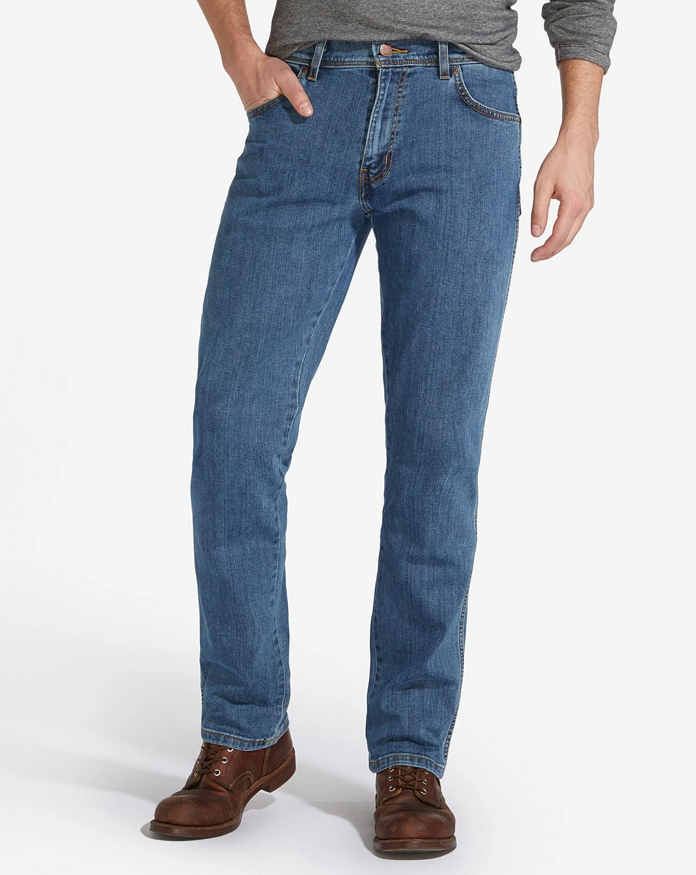 Wrangler Texas Straight Fit Jean| Stonewash 1 Wrangler Texas Straight Fit Jean| Stonewash