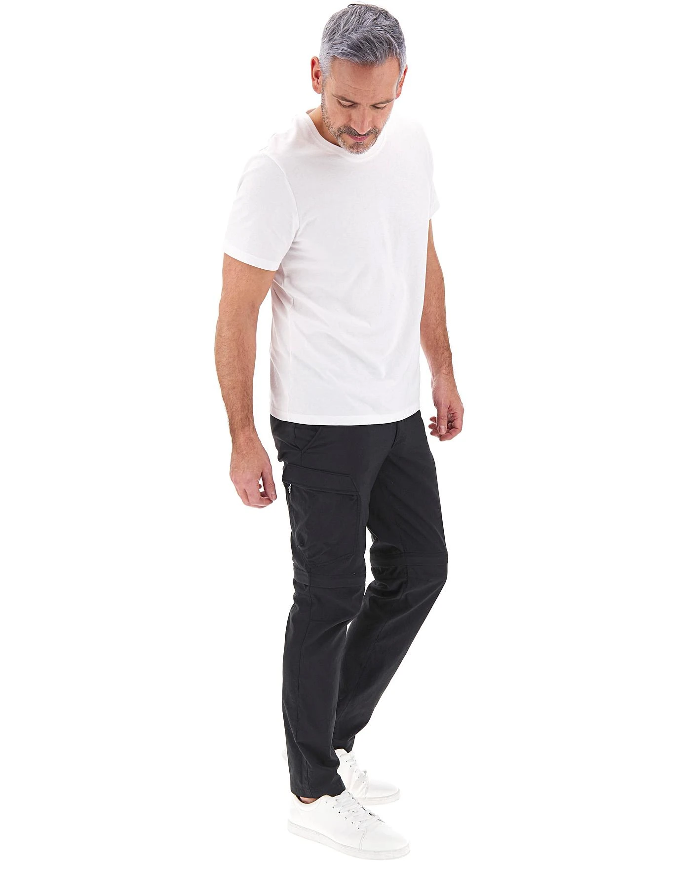 Berghaus Navigator Zip Off Pants 32in| Black 2 Berghaus Navigator Zip Off Pants 32in| Black - Image 2