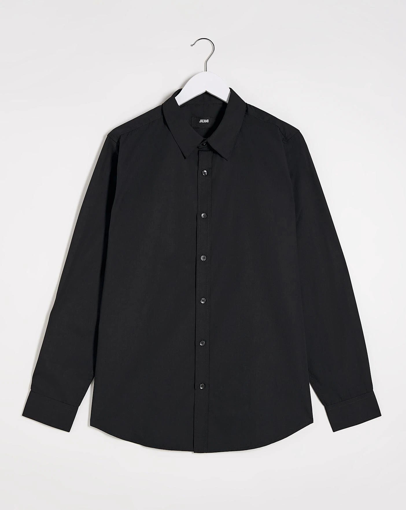 Black Long Sleeve Formal Shirt Long| Black 2 Black Long Sleeve Formal Shirt Long| Black - Image 2