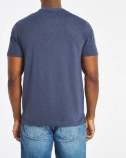 Grandad Neck T-shirt Reg| Denim Marl -Wear Lusty Sales Store u08gs767725w