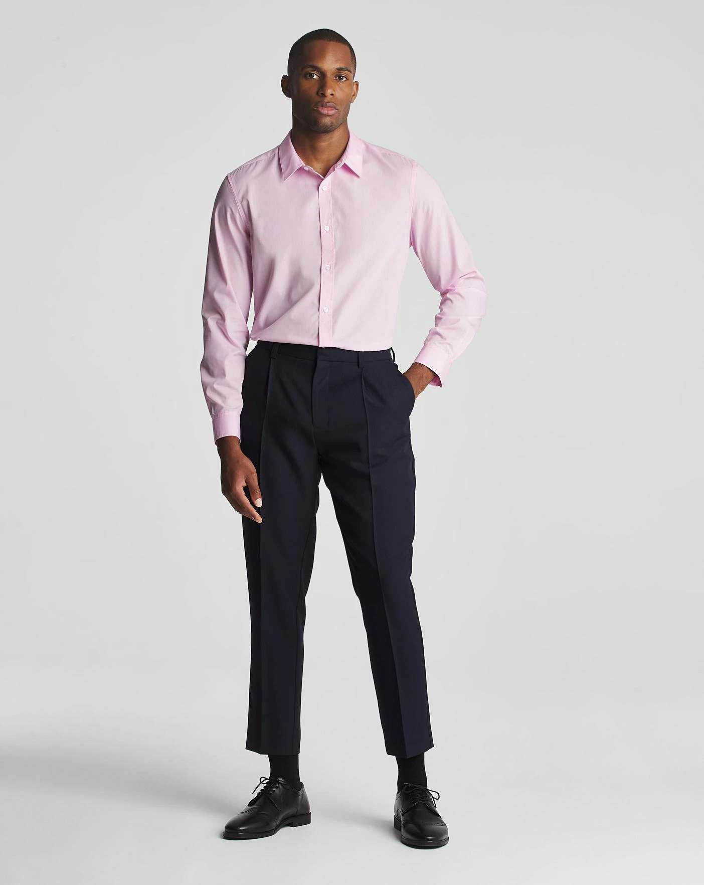 Pink Long Sleeve Formal Shirt Reg| Pink 5 Pink Long Sleeve Formal Shirt Reg| Pink - Image 5
