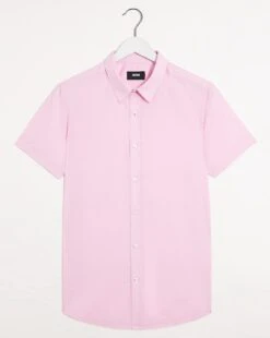 Pink Short Sleeve Formal Shirt Reg| Pink -Wear Lusty Sales Store u08mw645752s