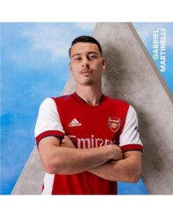 Adidas Arsenal FC Mens 2021/22 Short Sleeve Home Replica Shirt| Scarlet/White -Wear Lusty Sales Store v01fv406505a