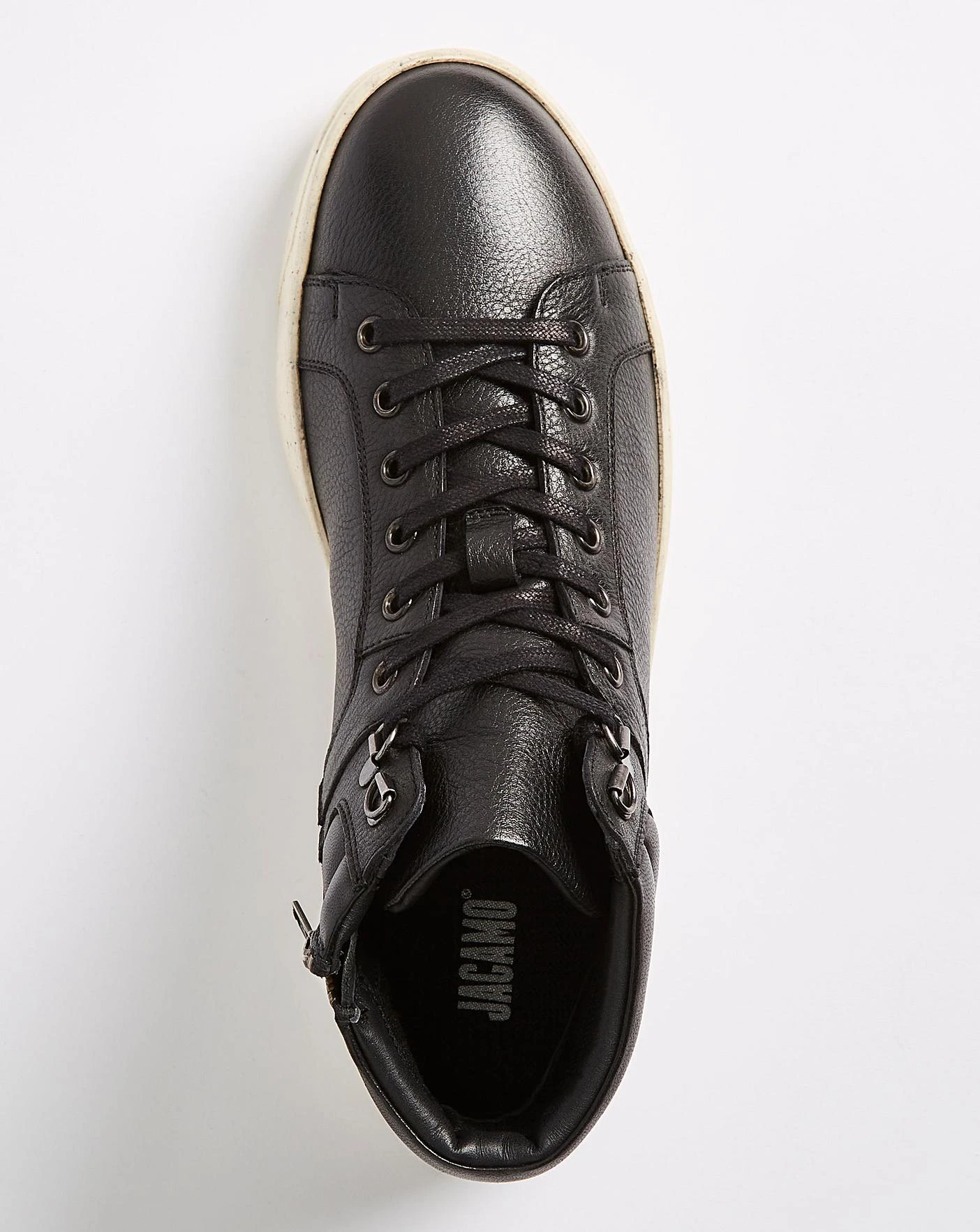 Black High Tops Standard Fit| Black 3 Black High Tops Standard Fit| Black - Image 3