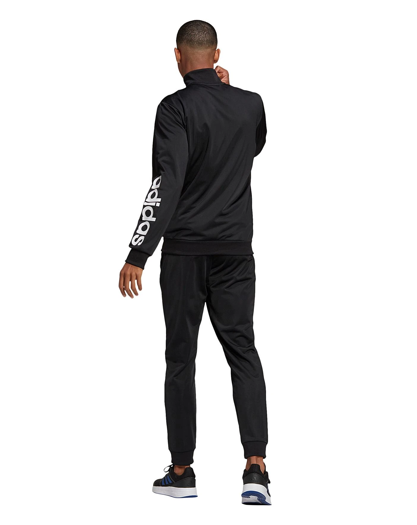 Adidas Linear Tracksuit| Black/White 4 Adidas Linear Tracksuit| Black/White - Image 4