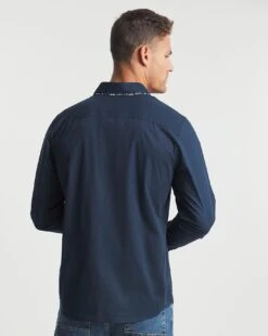 Joe Browns Navy Double Collar Shirt Long| Navy 7 Joe Browns Navy Double Collar Shirt Long| Navy -Wear Lusty Sales Store v08ev022727w