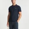 Ben Sherman Dark Navy Short Sleeve Signature Tipped Polo| Dark Navy