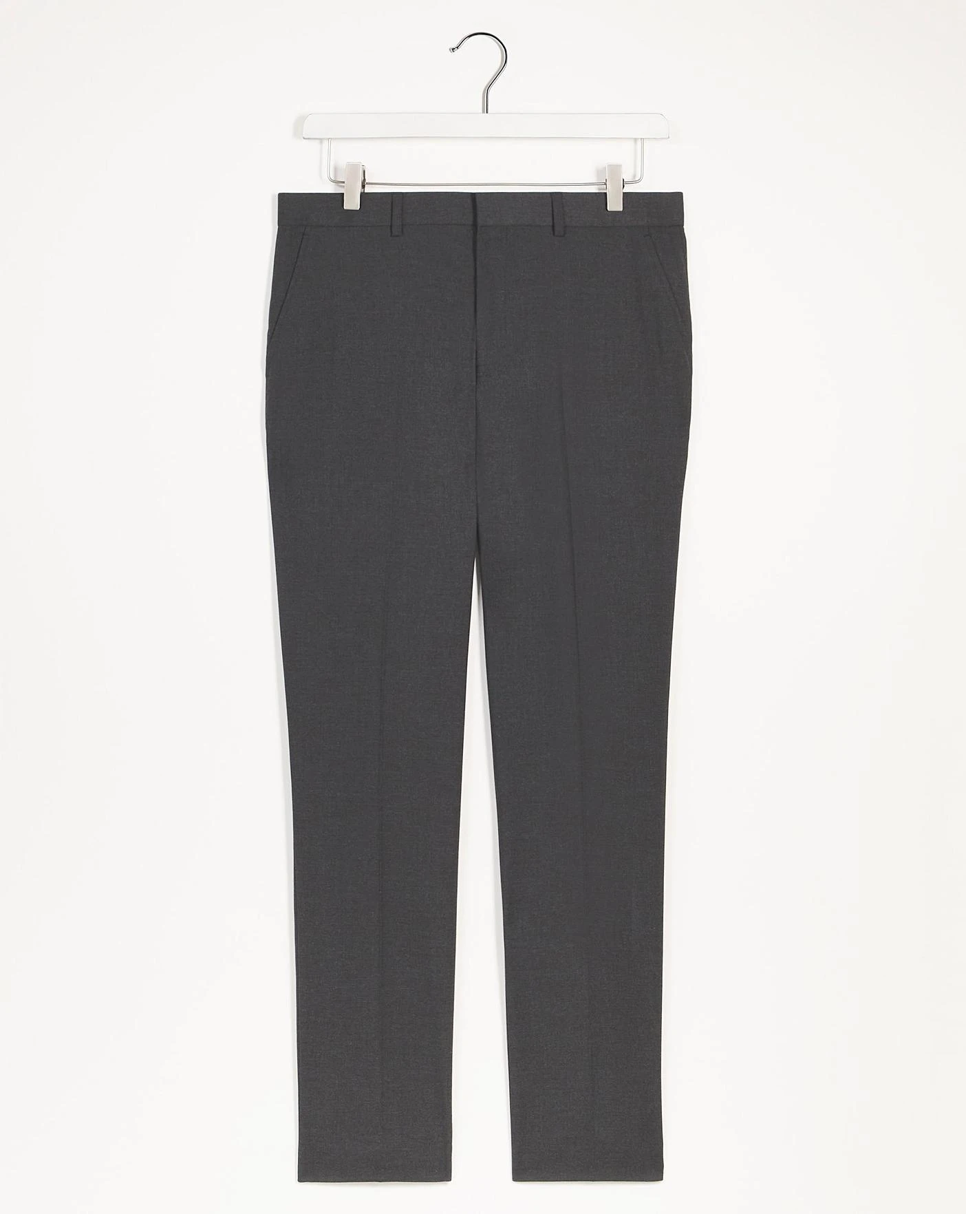 Regular Fit Charcoal Stretch Formal Trouser| Charcoal 3 Regular Fit Charcoal Stretch Formal Trouser| Charcoal - Image 3