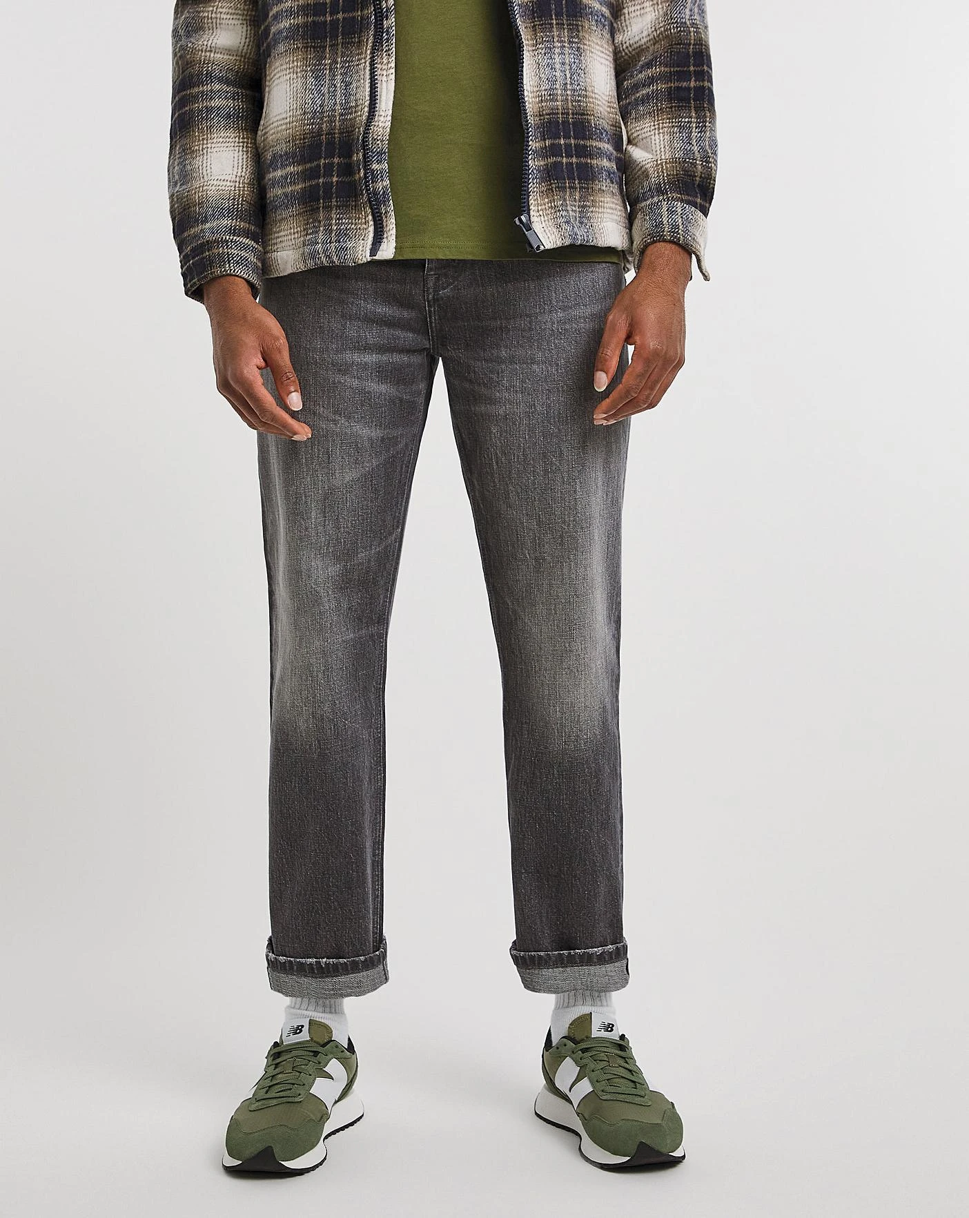 Premium Grey Wash Loose Fit Jean| Grey Wash 1 Premium Grey Wash Loose Fit Jean| Grey Wash