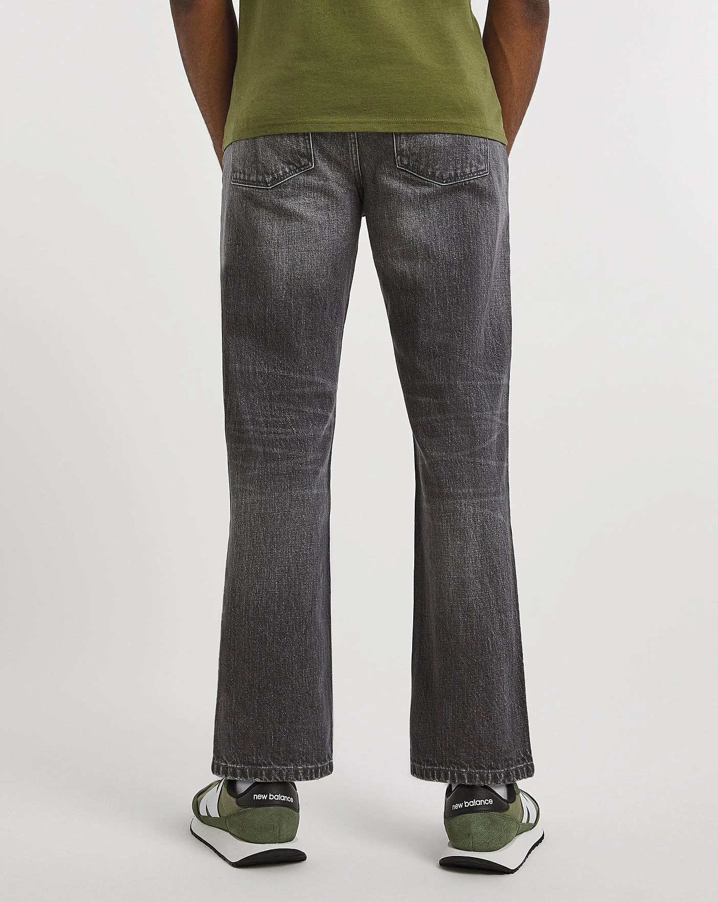 Premium Grey Wash Loose Fit Jean| Grey Wash 3 Premium Grey Wash Loose Fit Jean| Grey Wash - Image 3