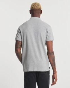 Grey Marl Pique Polo Long| Grey Marl -Wear Lusty Sales Store v08ox222726w 1