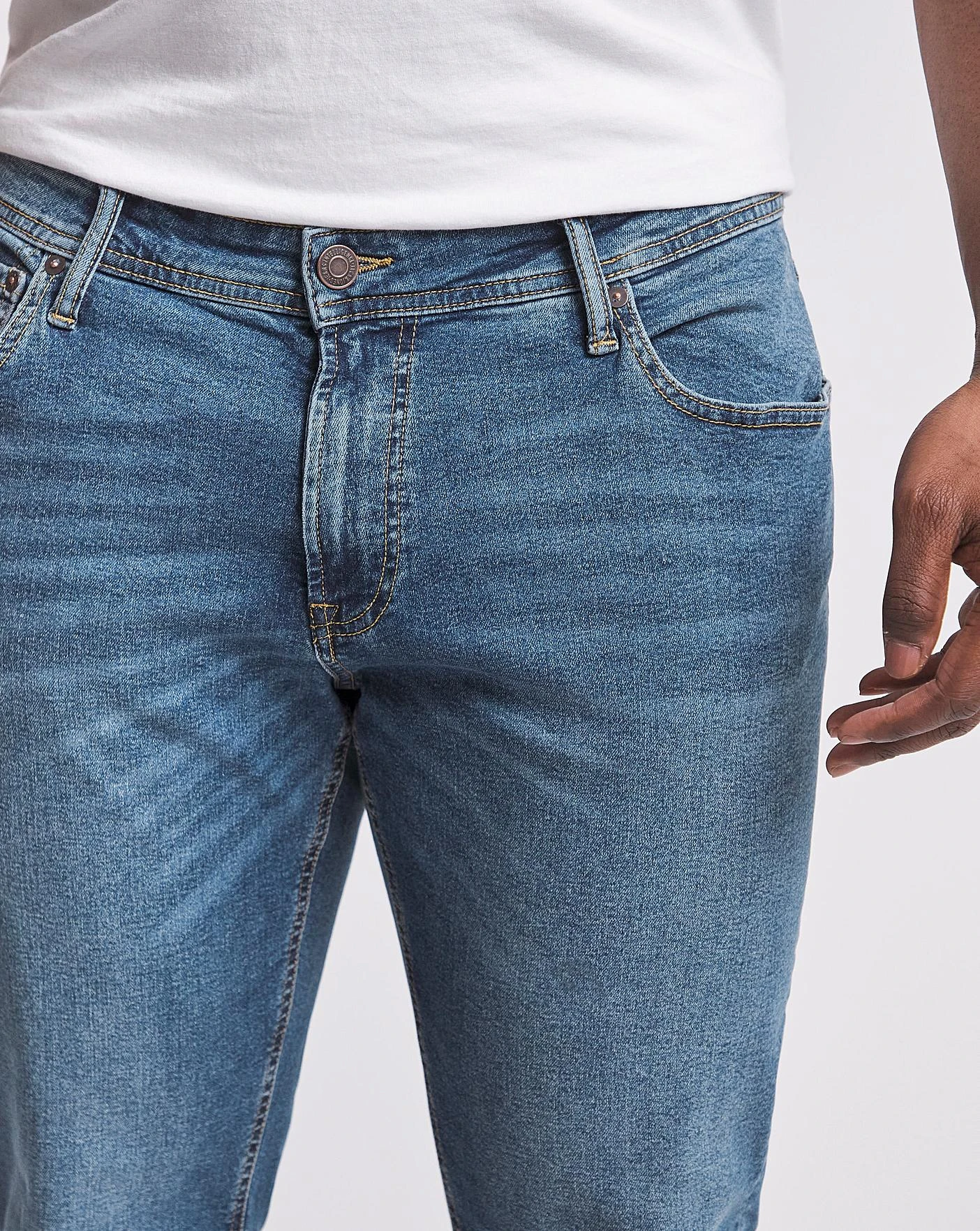 Jack & Jones Glenn Jean Slim Fit| Mid Wash 9 Jack & Jones Glenn Jean Slim Fit| Mid Wash - Image 9