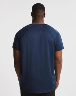 Jacamo Active Training T Shirt Long Length| Navy -Wear Lusty Sales Store w08gw064757w