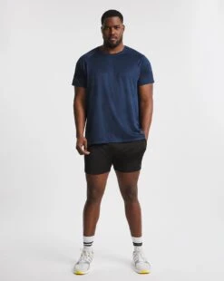 Jacamo Active Training T Shirt Long Length| Navy -Wear Lusty Sales Store w08gw064759w