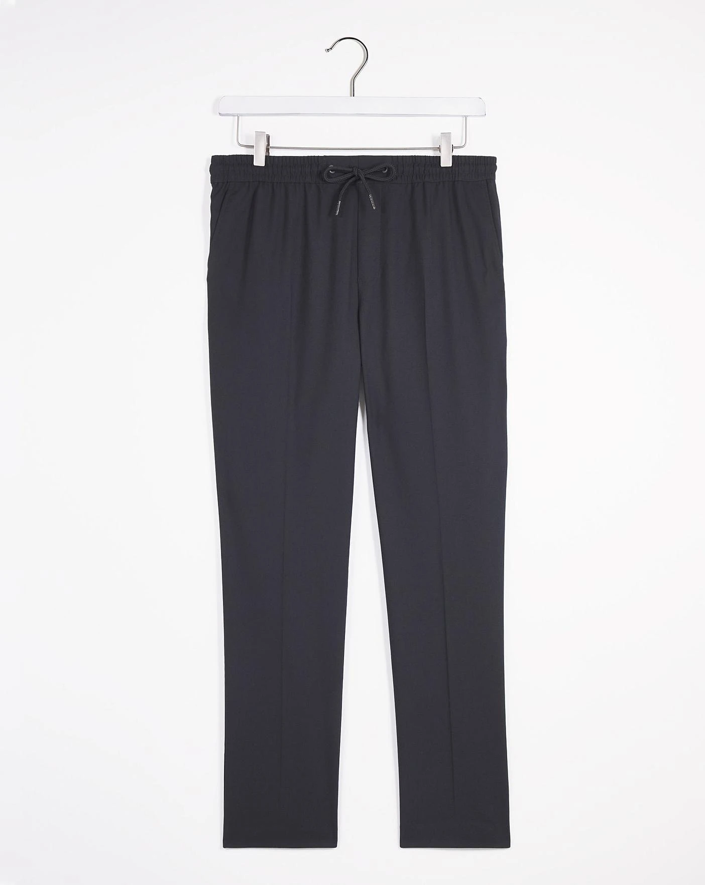Black Elasticated Jogger Trouser| Black 2 Black Elasticated Jogger Trouser| Black - Image 2