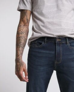 Darkwash Tapered Fit Stretch Jeans| Dark Wash 7 Darkwash Tapered Fit Stretch Jeans| Dark Wash -Wear Lusty Sales Store w08mw390740w