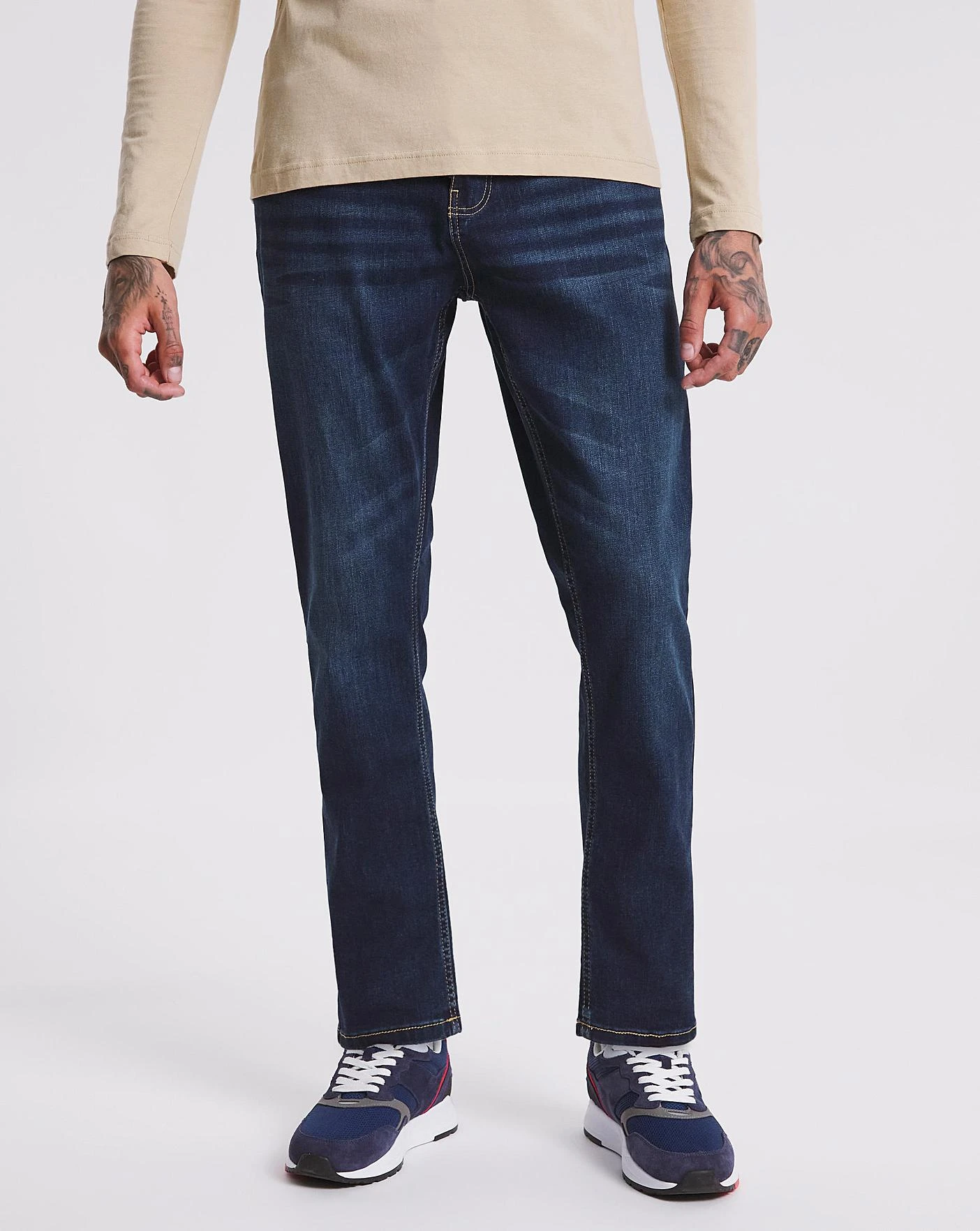 Indigo Wash Slim Fit Jeans| Indigo Wash 1 Indigo Wash Slim Fit Jeans| Indigo Wash