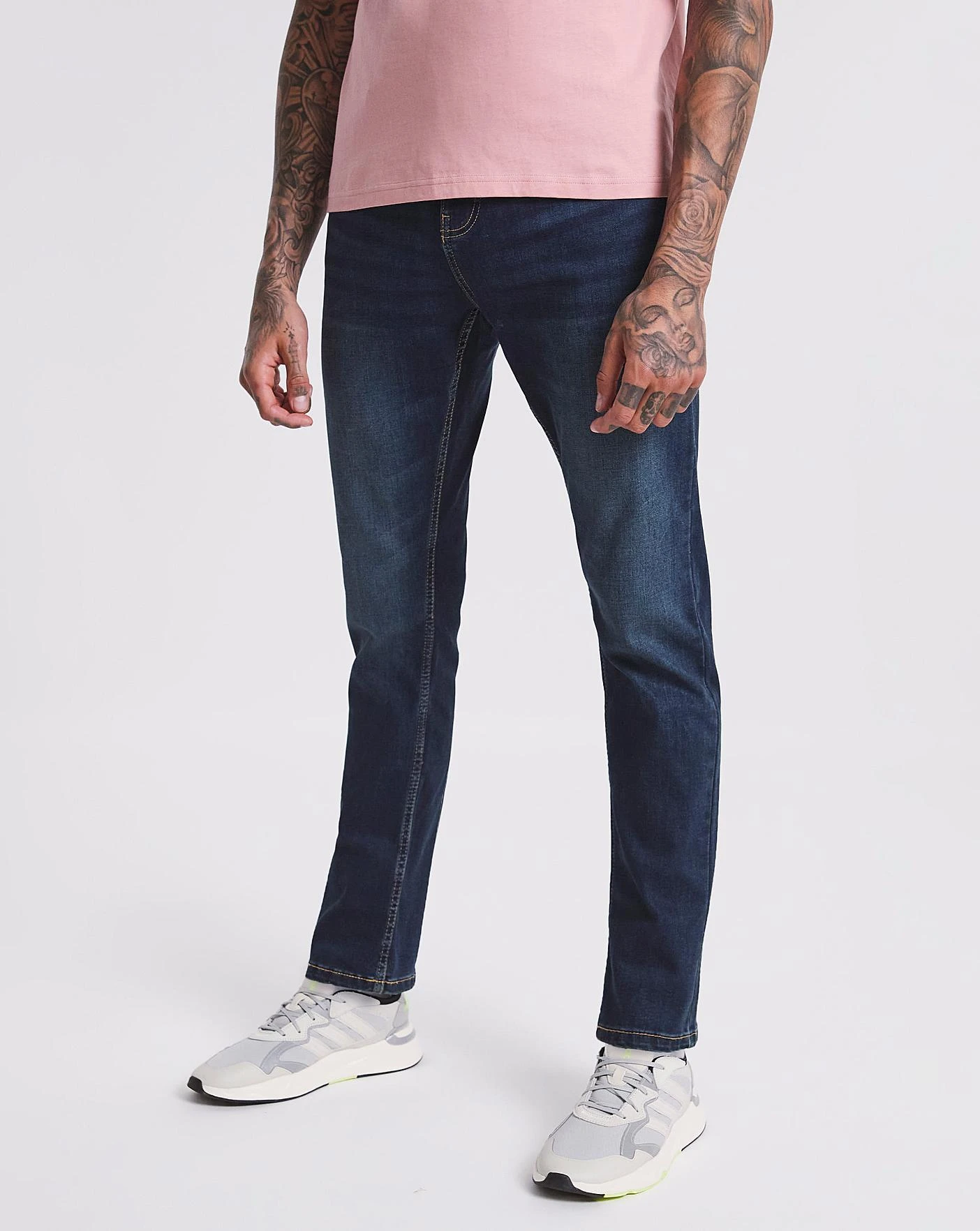 Indigo Wash Straight Leg Jeans| Indigo Wash 1 Indigo Wash Straight Leg Jeans| Indigo Wash