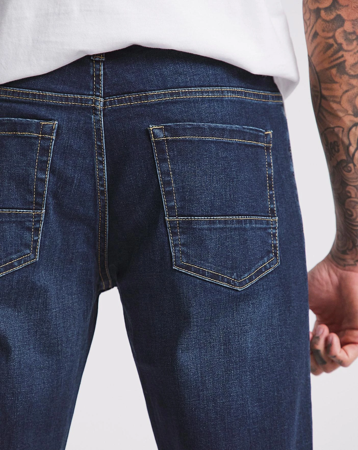 Indigo Wash Loose Fit Jeans| Indigo Wash 3 Indigo Wash Loose Fit Jeans| Indigo Wash - Image 3