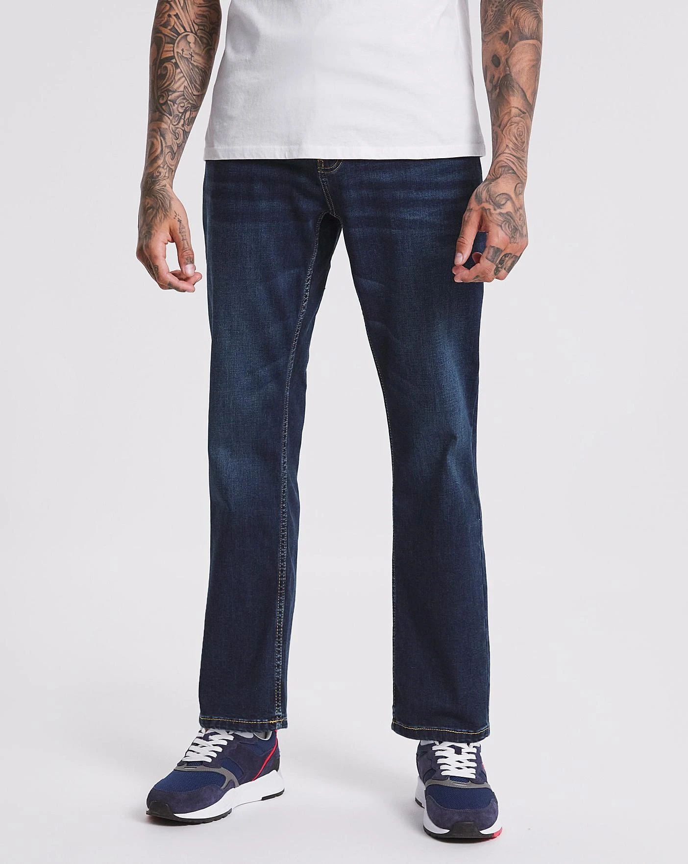 Indigo Wash Loose Fit Jeans| Indigo Wash 1 Indigo Wash Loose Fit Jeans| Indigo Wash