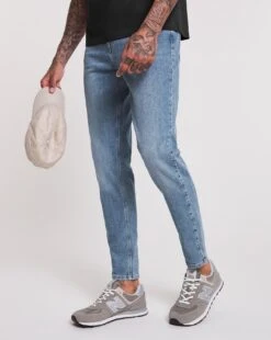 Premium Stonewash Tapered Fit Jean| Stonewash