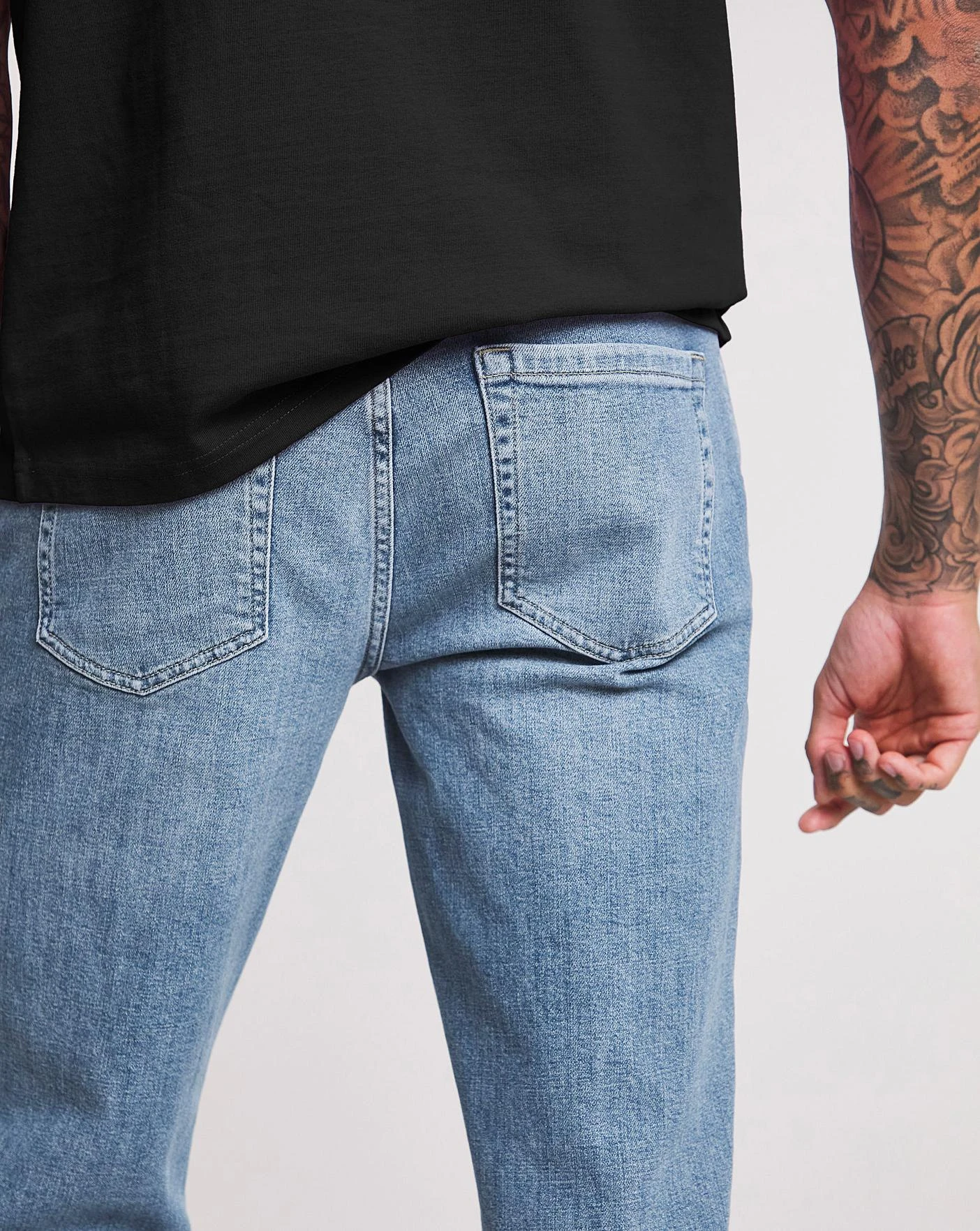 Premium Stonewash Tapered Fit Jean| Stonewash 5 Premium Stonewash Tapered Fit Jean| Stonewash - Image 5