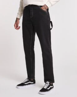 Premium Blackwash Carpenter Jean| Black