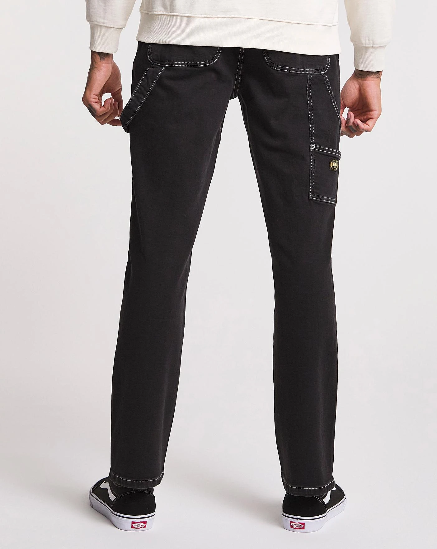 Premium Blackwash Carpenter Jean| Black 5 Premium Blackwash Carpenter Jean| Black - Image 5