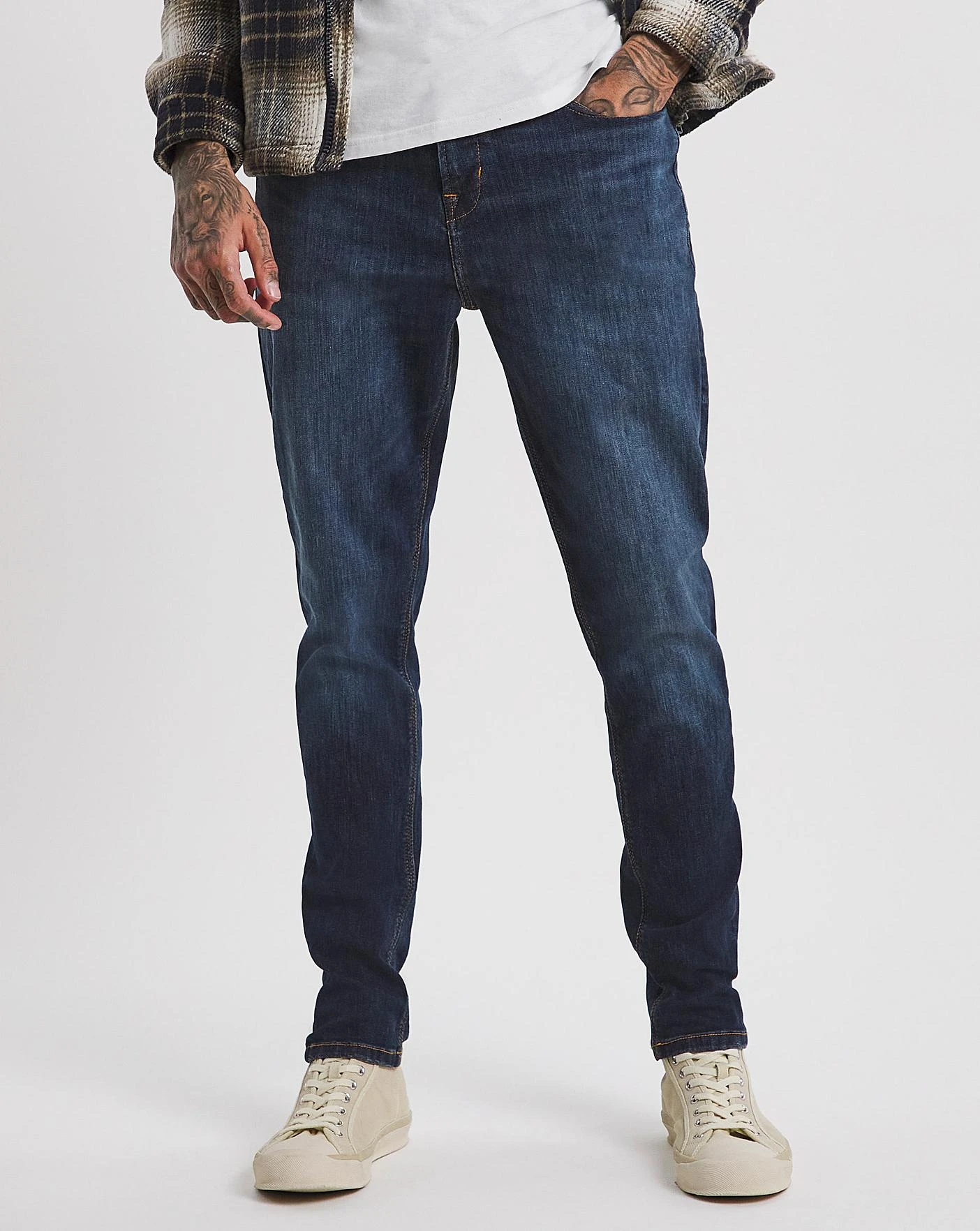 Premium Hemp Darkwash Tapered Fit Jean| Dark Wash 6 Premium Hemp Darkwash Tapered Fit Jean| Dark Wash - Image 6