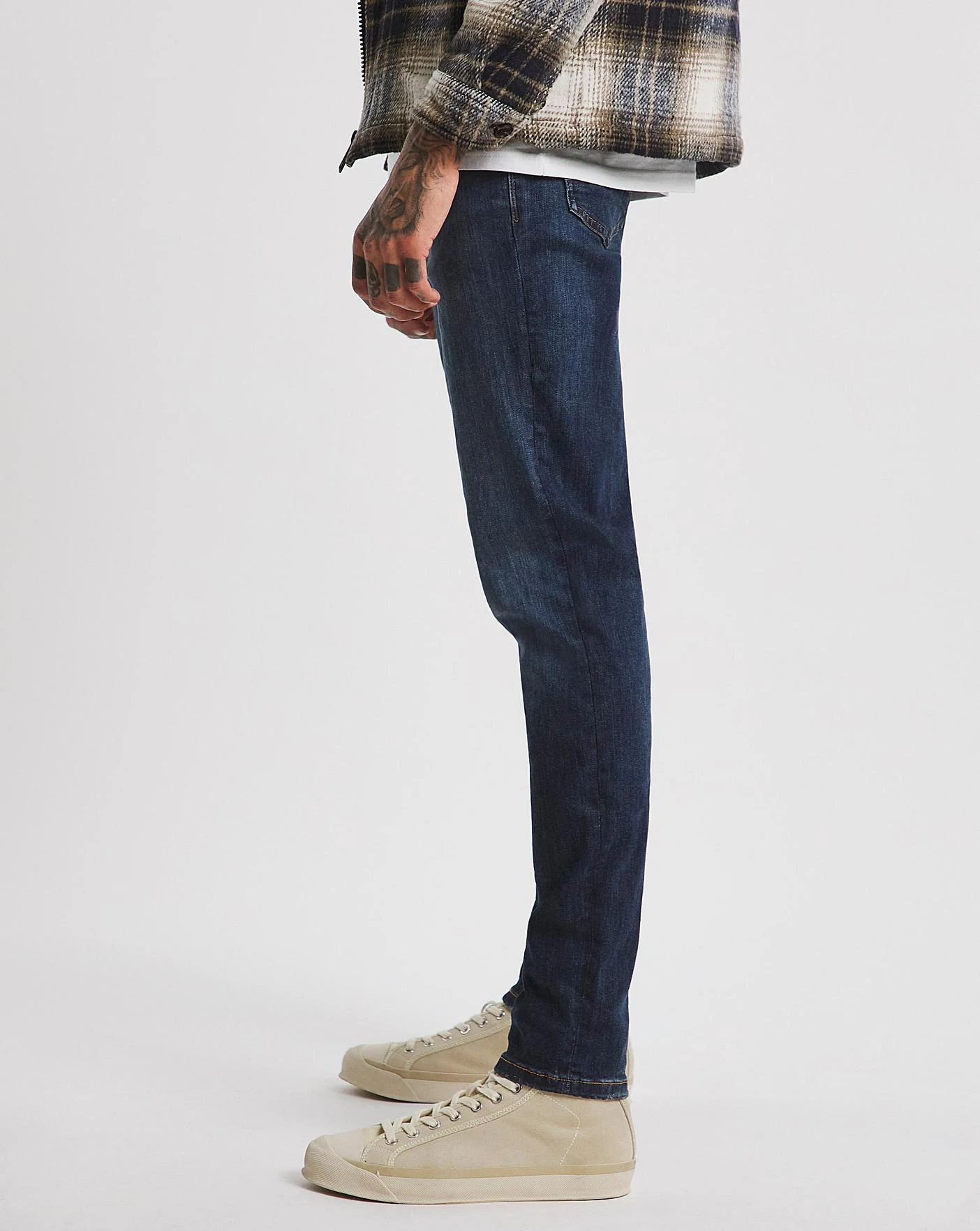 Premium Hemp Darkwash Tapered Fit Jean| Dark Wash 4 Premium Hemp Darkwash Tapered Fit Jean| Dark Wash - Image 4