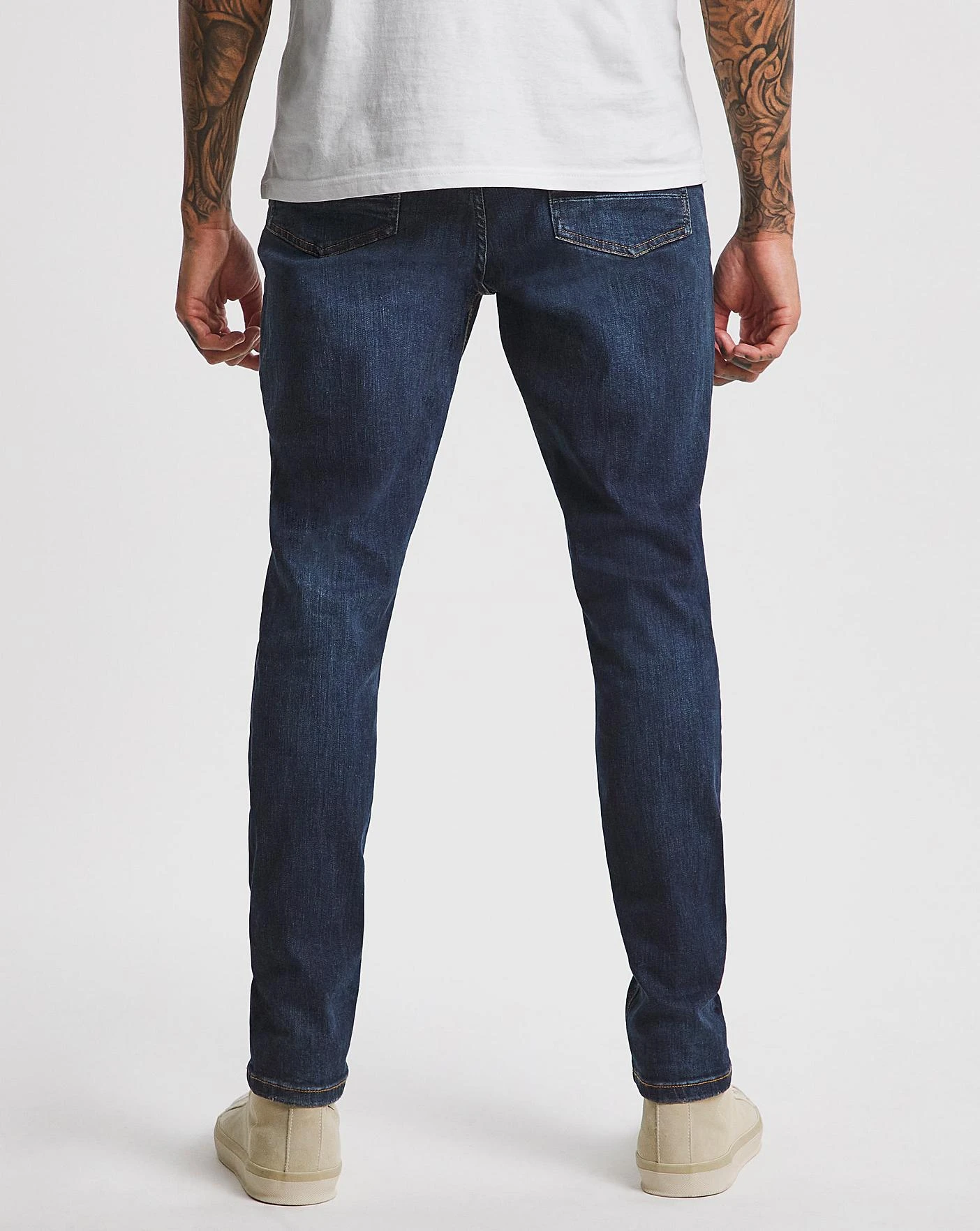 Premium Hemp Darkwash Tapered Fit Jean| Dark Wash 7 Premium Hemp Darkwash Tapered Fit Jean| Dark Wash - Image 7