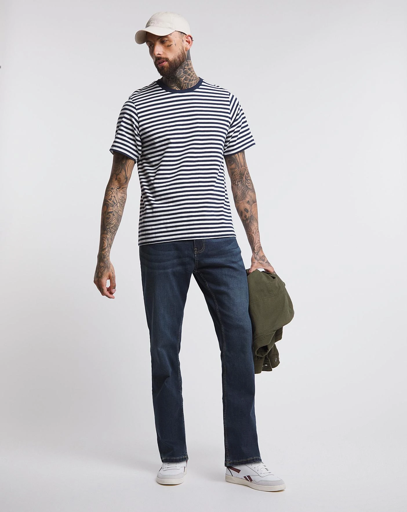 Darkwash Straight Fit Stretch Jeans| Dark Wash 5 Darkwash Straight Fit Stretch Jeans| Dark Wash - Image 5