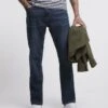 Darkwash Straight Fit Stretch Jeans| Dark Wash