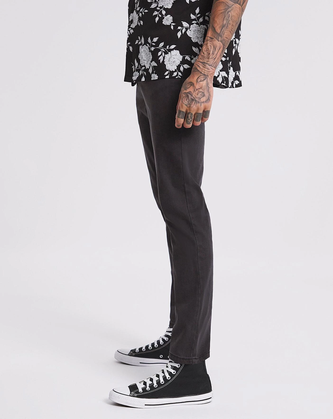 Black Wash Skinny Fit Stretch Jeans| Black Wash 3 Black Wash Skinny Fit Stretch Jeans| Black Wash - Image 3