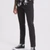Black Wash Skinny Fit Stretch Jeans| Black Wash