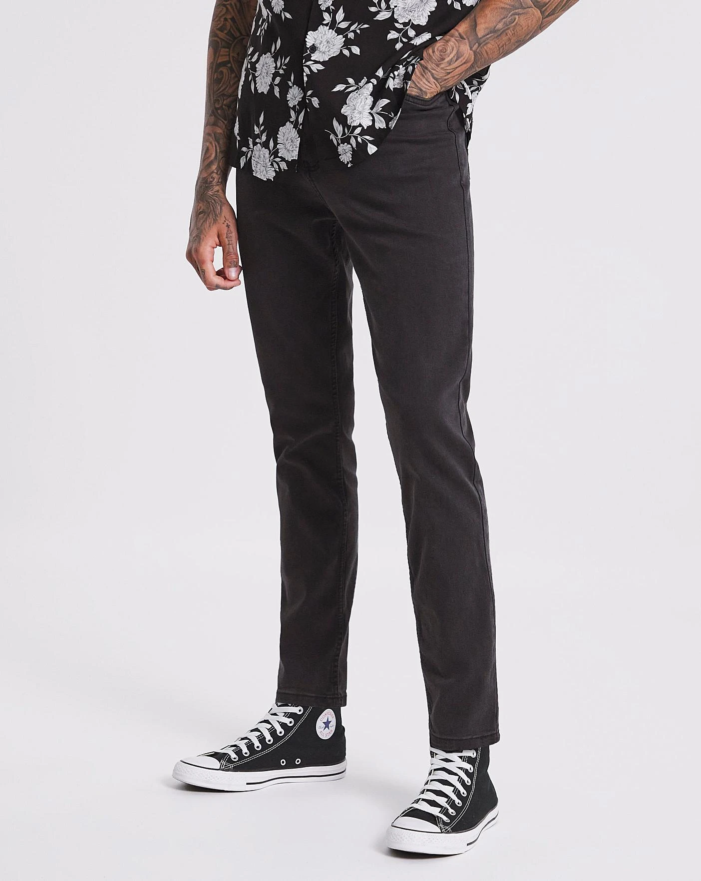 Black Wash Skinny Fit Stretch Jeans| Black Wash 1 Black Wash Skinny Fit Stretch Jeans| Black Wash