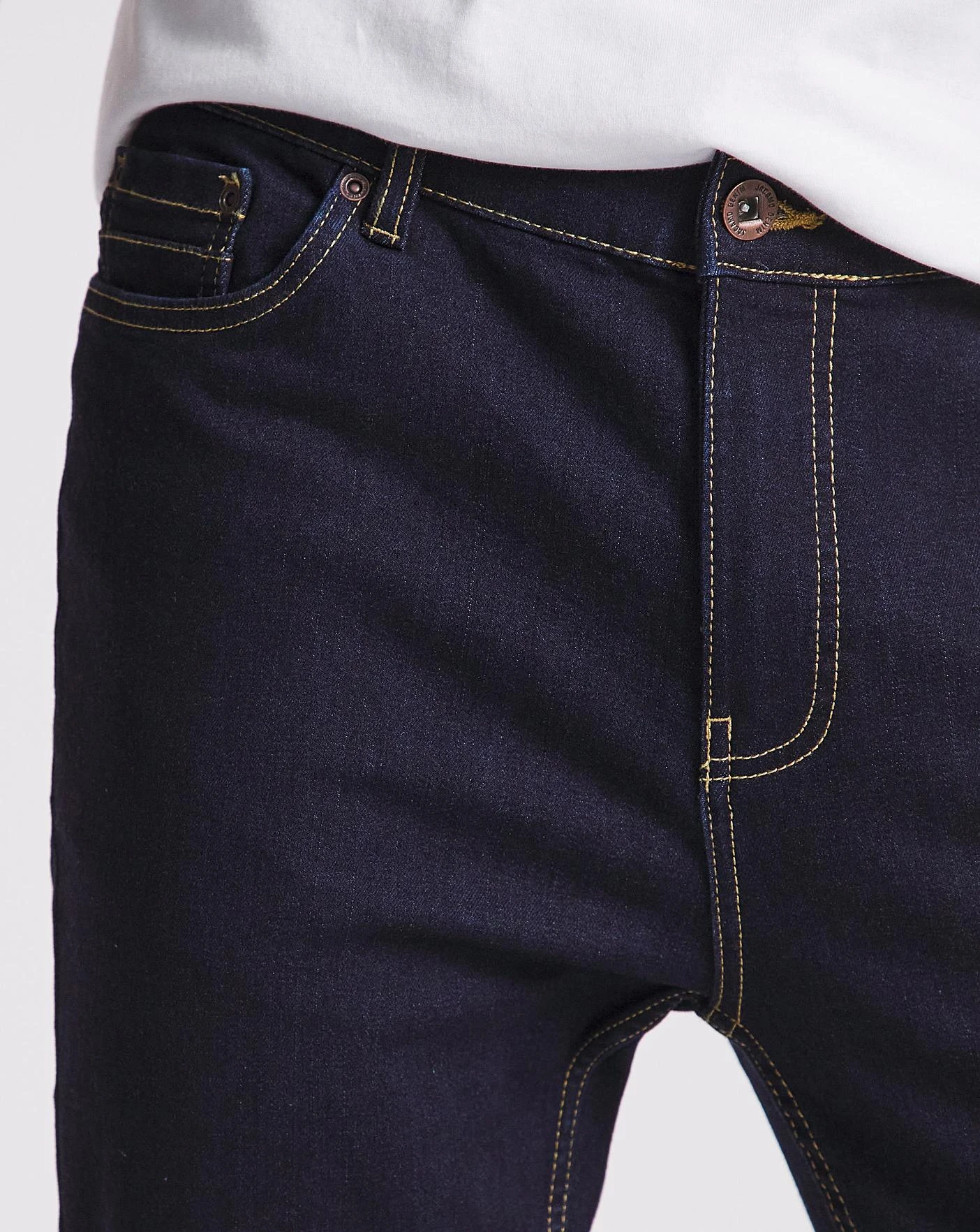 Rinse Wash Skinny Fit Stretch Jeans| Rinse Wash 4 Rinse Wash Skinny Fit Stretch Jeans| Rinse Wash - Image 4