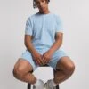 Pique Garment Dyed T-shirt Long| Blue