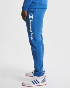 Champion Large Logo Rib Cuff Pant| Blue -Wear Lusty Sales Store w08oi519757w
