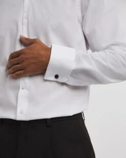 Long Sleeve Double Cuff Shirt| White -Wear Lusty Sales Store w08pn655751w