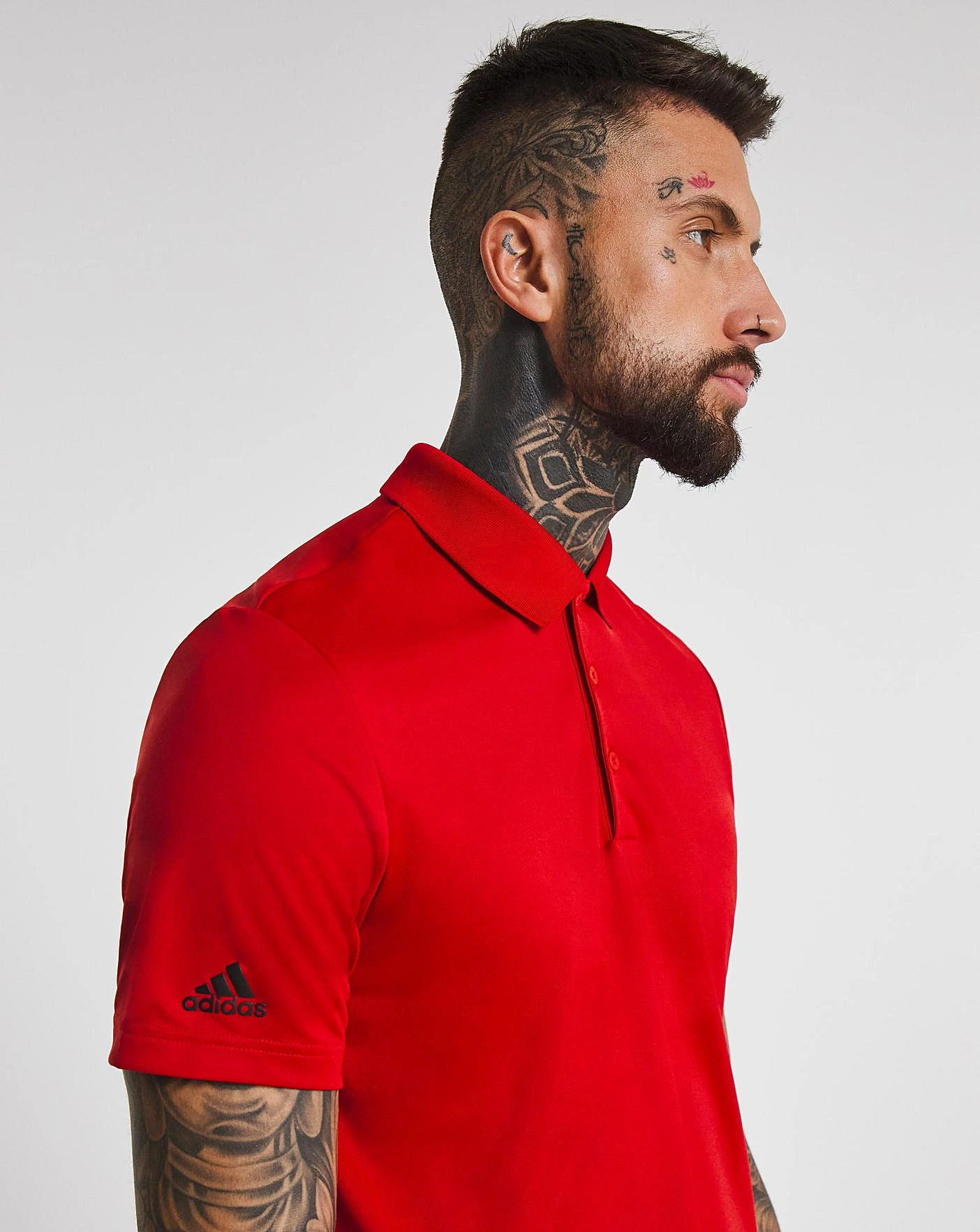 Adidas Golf Performance Polo| Red 1 Adidas Golf Performance Polo| Red