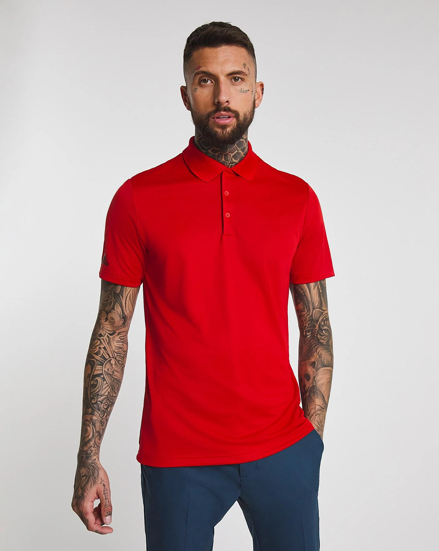 Adidas Golf Performance Polo| Red 5 Adidas Golf Performance Polo| Red - Image 5