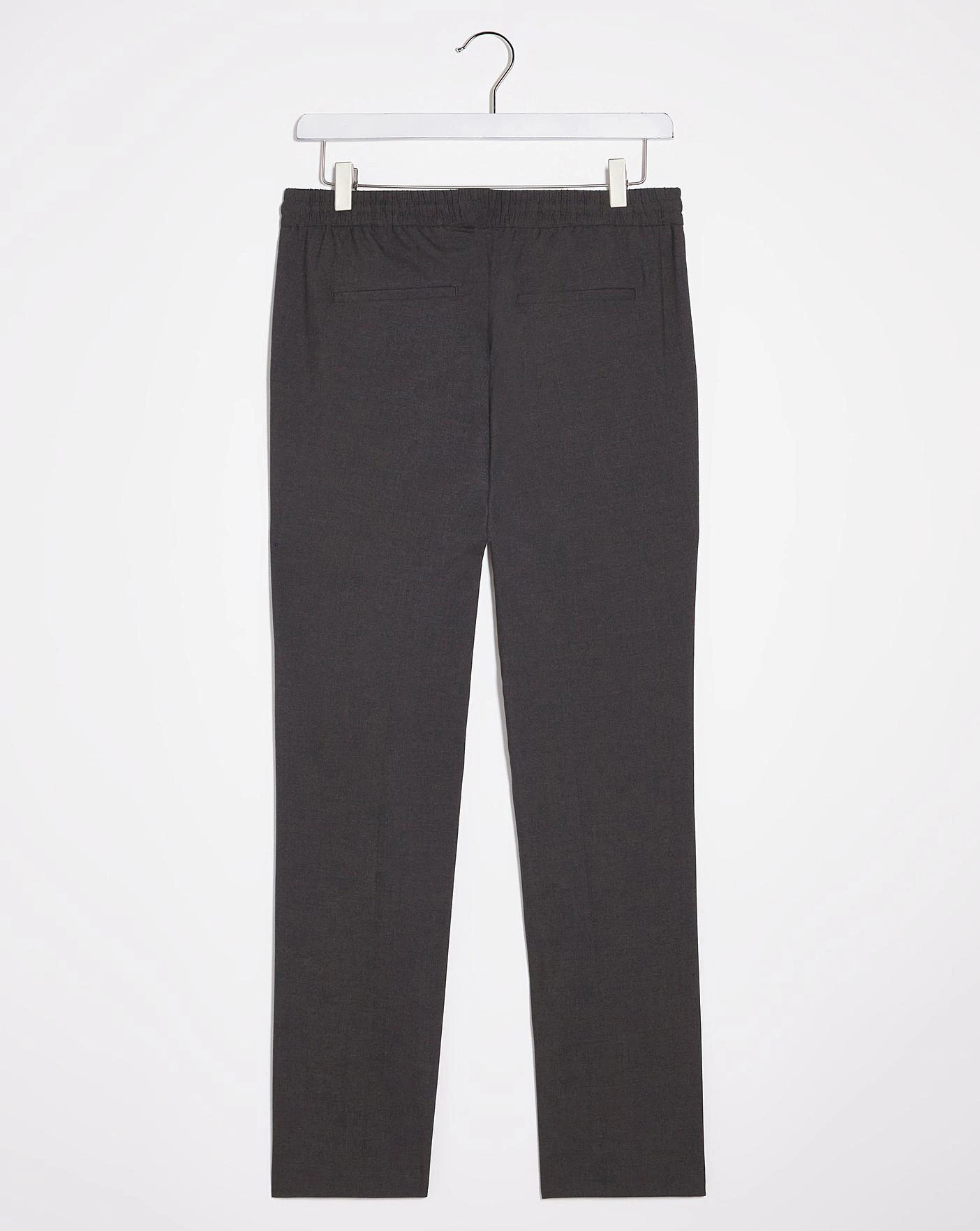 Charcoal Elasticated Jogger Trouser| Charcoal 3 Charcoal Elasticated Jogger Trouser| Charcoal - Image 3