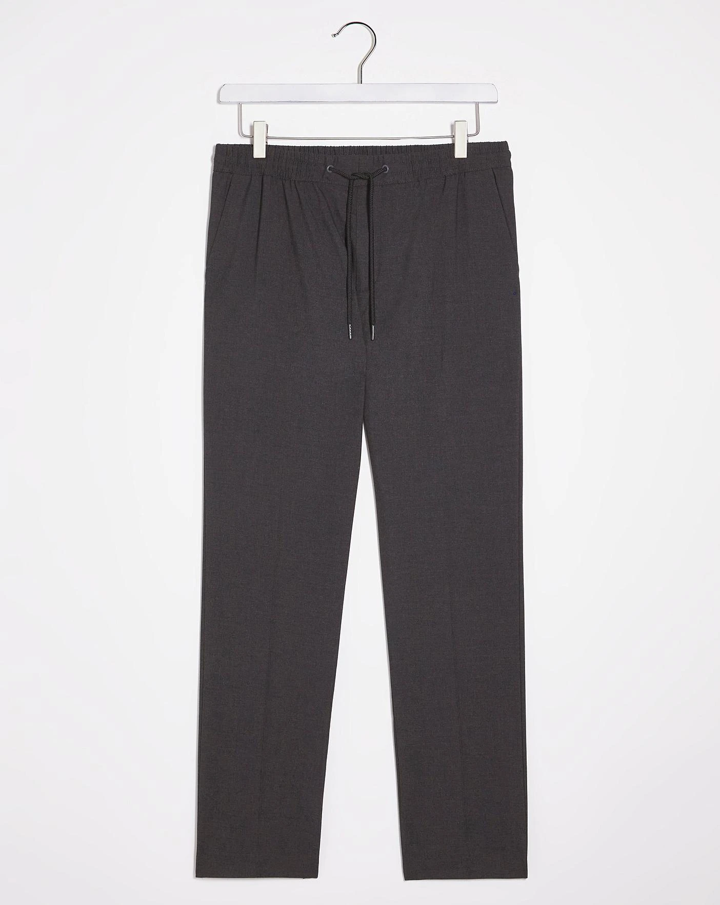 Charcoal Elasticated Jogger Trouser| Charcoal 2 Charcoal Elasticated Jogger Trouser| Charcoal - Image 2
