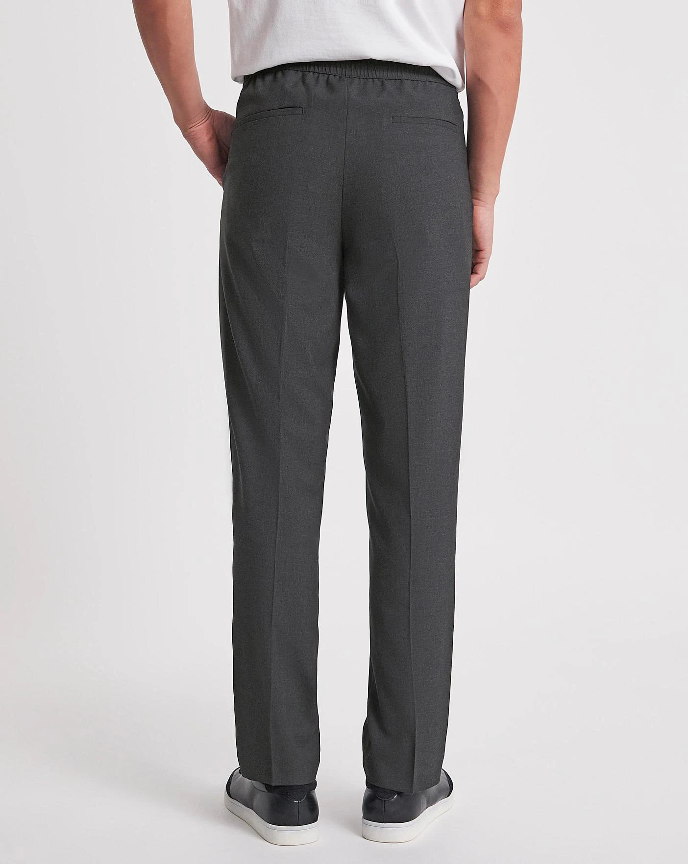 Charcoal Elasticated Jogger Trouser| Charcoal 5 Charcoal Elasticated Jogger Trouser| Charcoal - Image 5